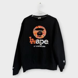 BNWT Aape By A Bathing Ape Limited Edition Los Angeles LA Sweathirt Size XL